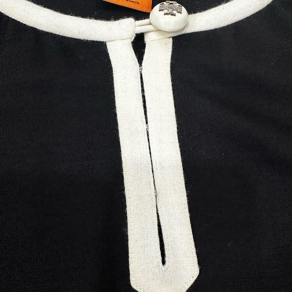 Tory Burch Women's Black Wool Knit Dress Long Sleeve, Size M. - Picture 9 of 13